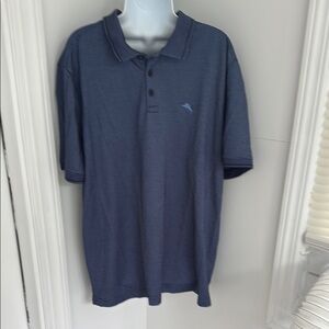 Tommy Bahama Blue Polo Shirt Relaxed Fit